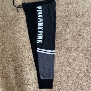 PINK ™️ Logo Band Jogger. Size L